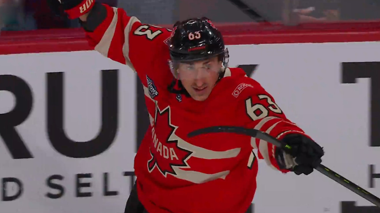 Canada’s Marchand buries beautiful feed from Point vs. Sweden