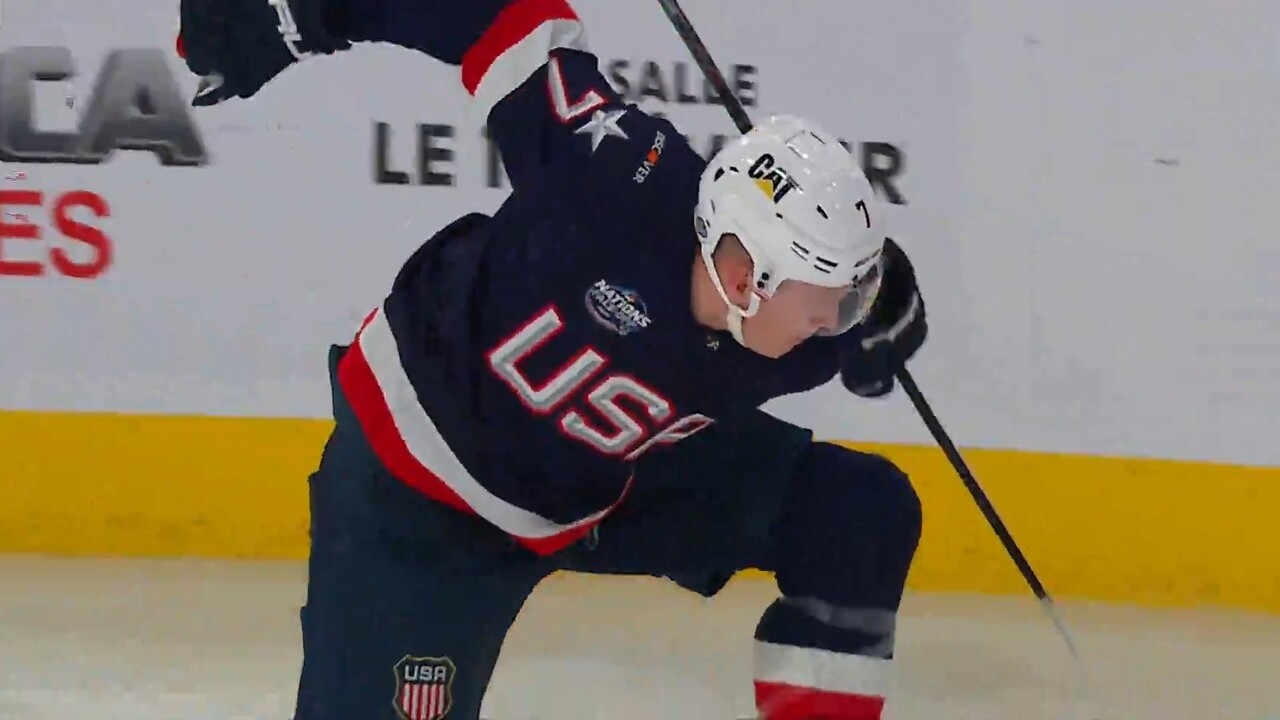 Brady Tkachuk uses quick move to bury second goal against Finland