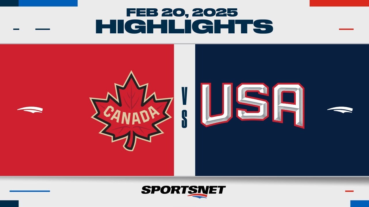 4 Nations Face-Off Final Highlights: Canada 3, USA 2 (OT)