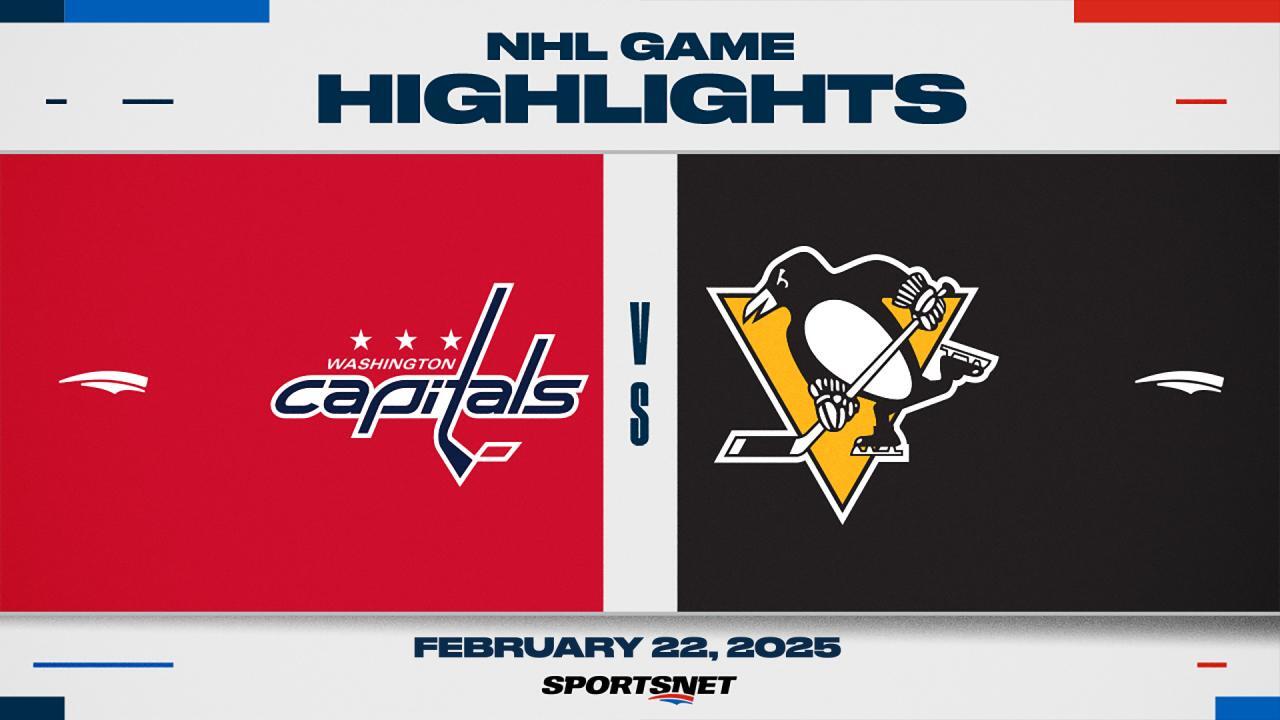 NHL Highlights: Capitals 8, Penguins 3