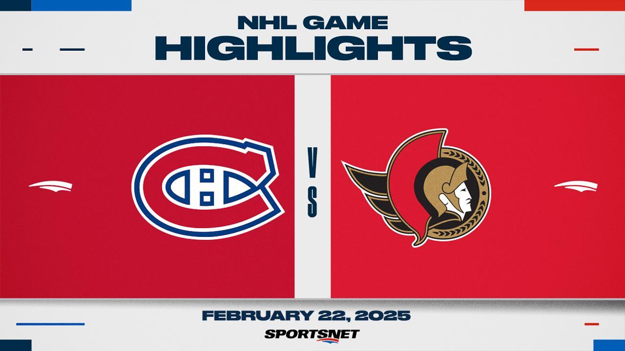 NHL Highlights: Canadiens 5, Senators 2