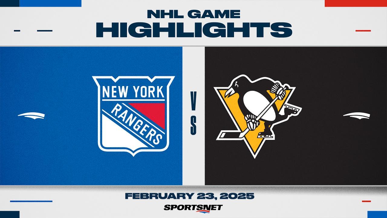 NHL Highlights: Rangers 5, Penguins 3