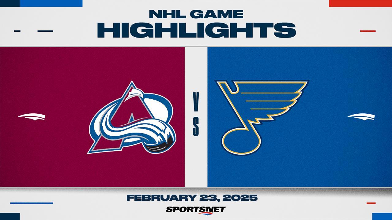 NHL Highlights: Blues 3, Avalanche 1