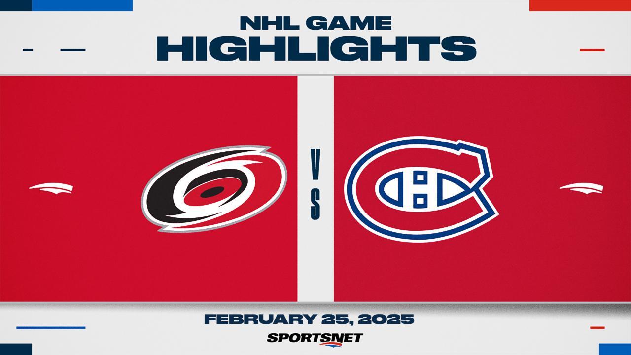 NHL Highlights: Canadiens 4, Hurricanes 0