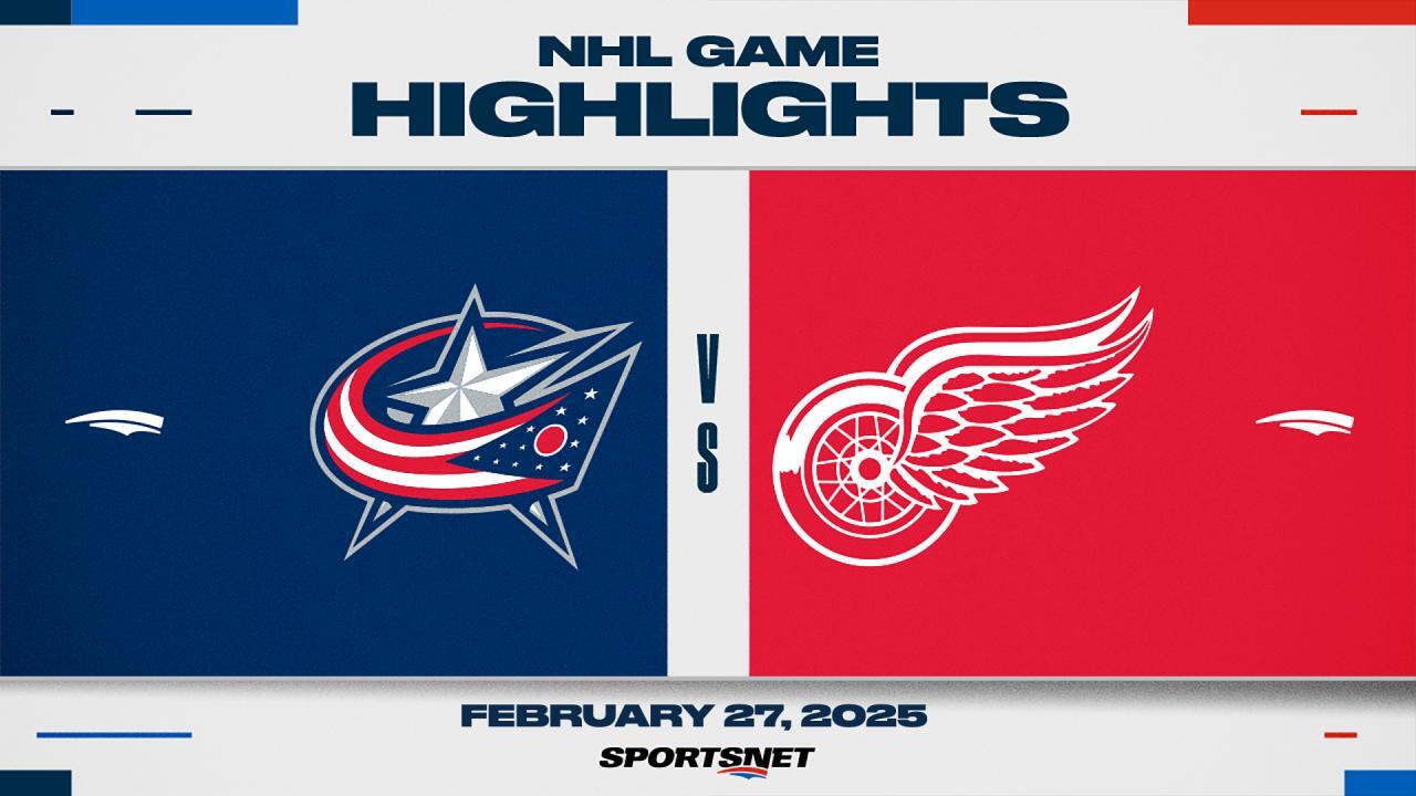 NHL Highlights: Blue Jackets 5, Red Wings 2