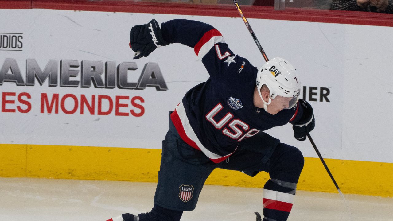 USA’s Brady Tkachuk leaves game vs. Sweden with apparent injury