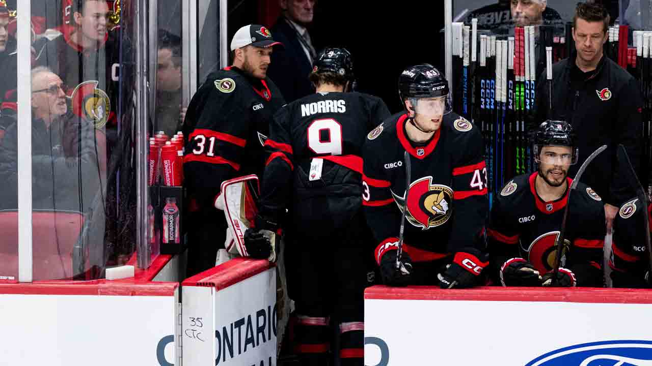 Senators’ Norris exits early vs. Wild, Cousins out for ‘months’