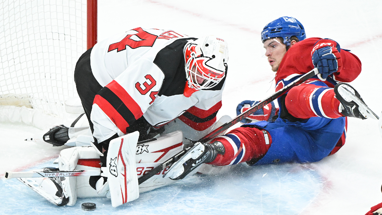 Jake Allen posts 34-save shutout, Devils blank slumping Canadiens