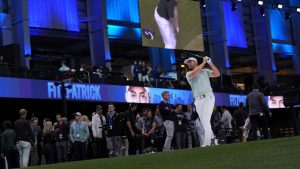 Wyndham Clark of The Bay Golf Club. (Rebecca Blackwell/AP)