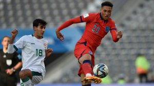 Daniel Jebbison, right, has reportedly agreed to join the Canadian national team. (Gustavo Garello/AP)