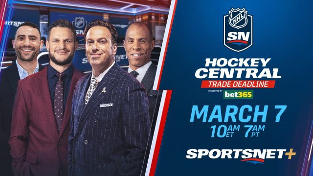 Mira la fecha límite de comercio central de hockey en Sportsnet