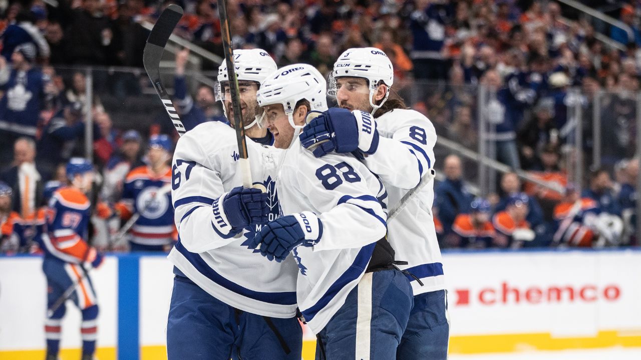 ‘In all the chaos’: Maple Leafs win thriller with scoring jolt, Woll’s heroics