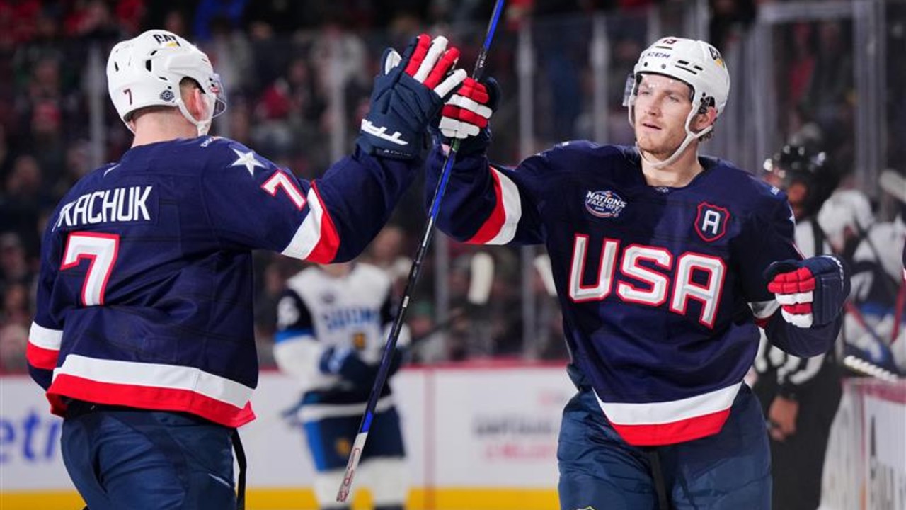 Tkachuk brothers’ swagger leads United States to rout over Finland