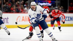 Toronto Maple Leafs defenceman Chris Tanev (8). (Nick Wass/AP)