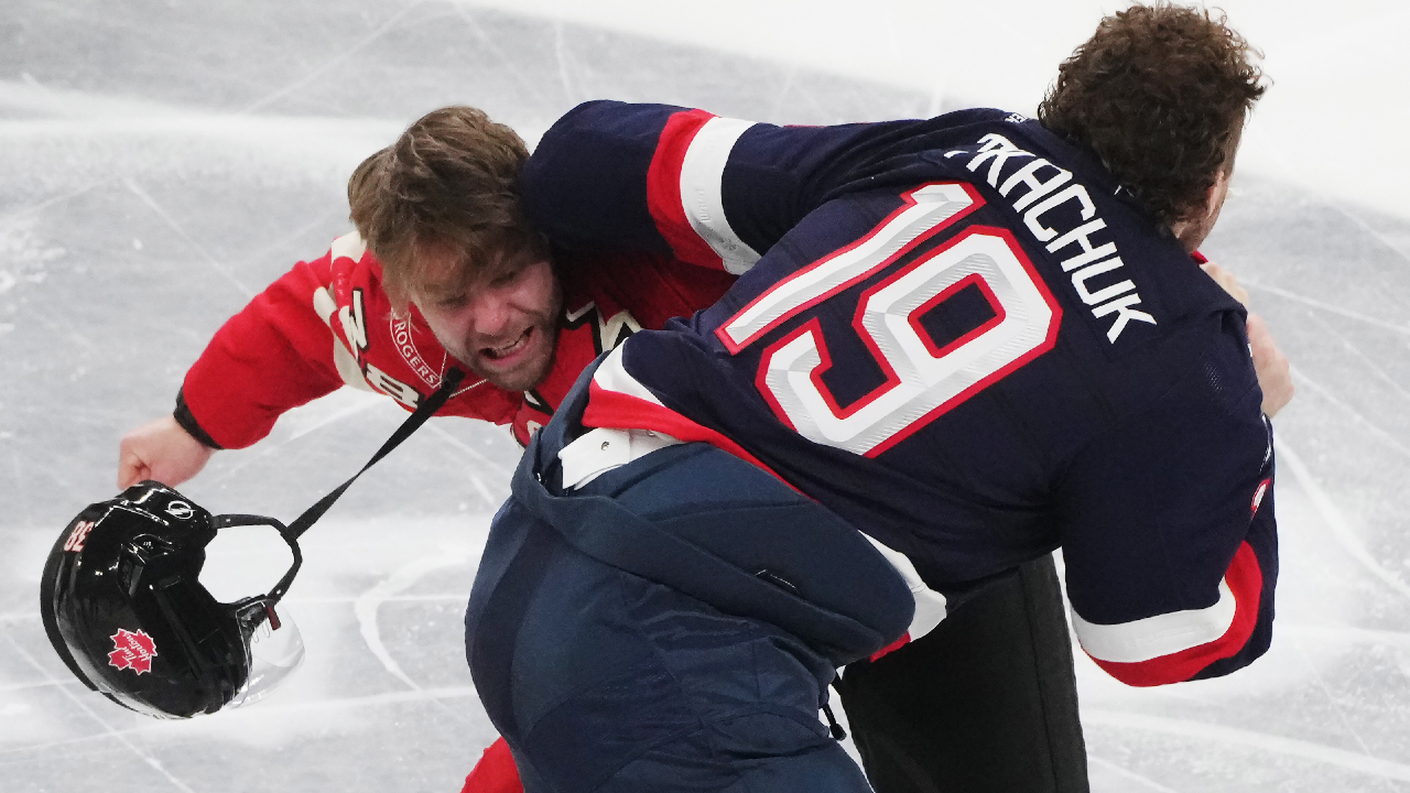 ‘Everything is happening’: Fans react after feisty opening to Canada-U.S. game