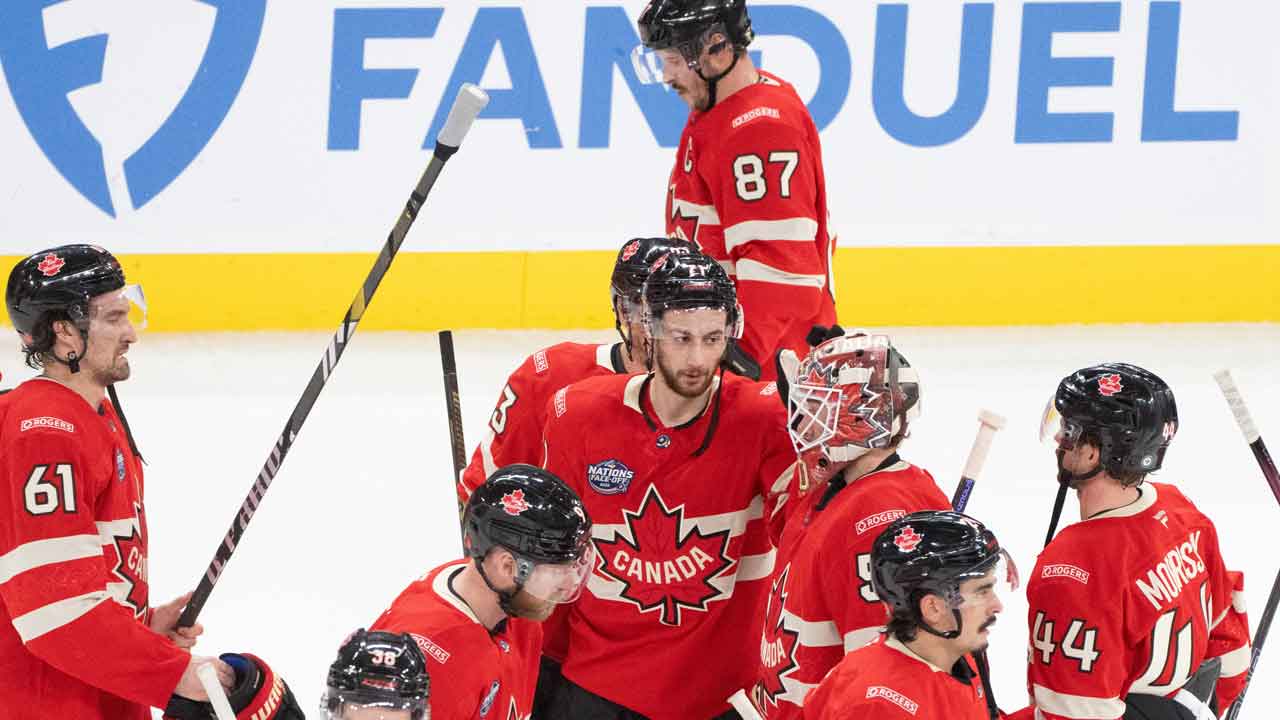 Canada changes practice to optional skate after late arrival in Boston