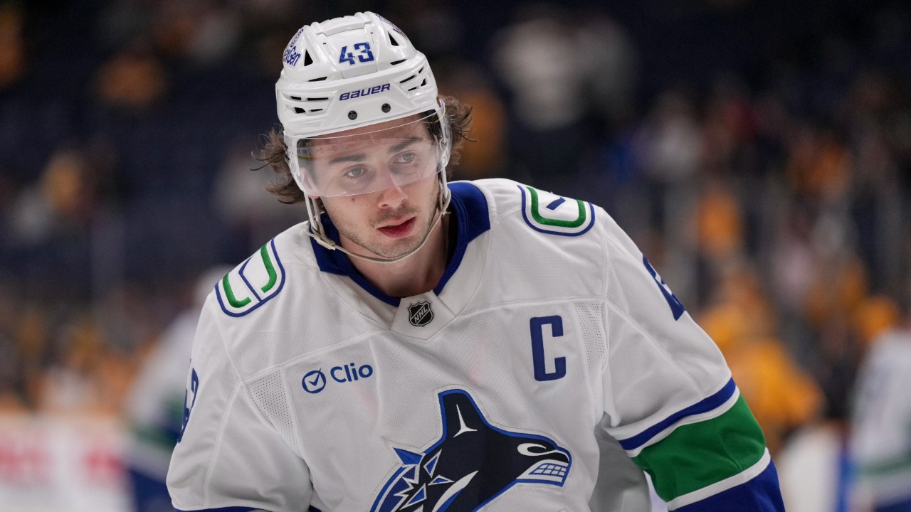 Canucks’ Quinn Hughes out vs. Maple Leafs, 4 Nations status still uncertain