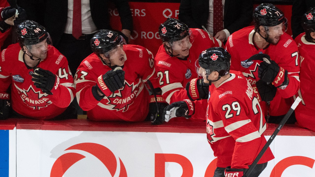 Canada’s Nathan MacKinnon named MVP of 4 Nations Face-Off