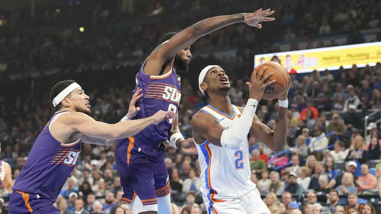 Shai Gilgeous-Alexander scores 50 points as NBA-leading Thunder rout Suns