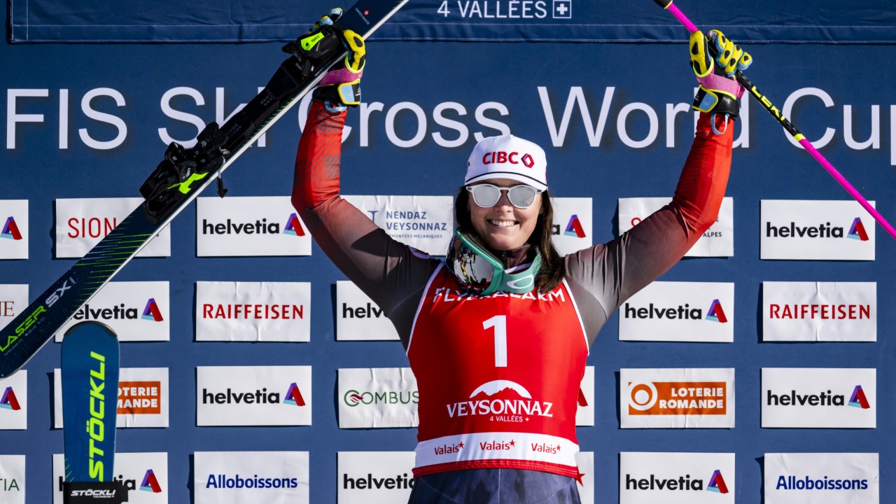 Canada’s Marielle Thompson wins third straight World Cup ski cross race