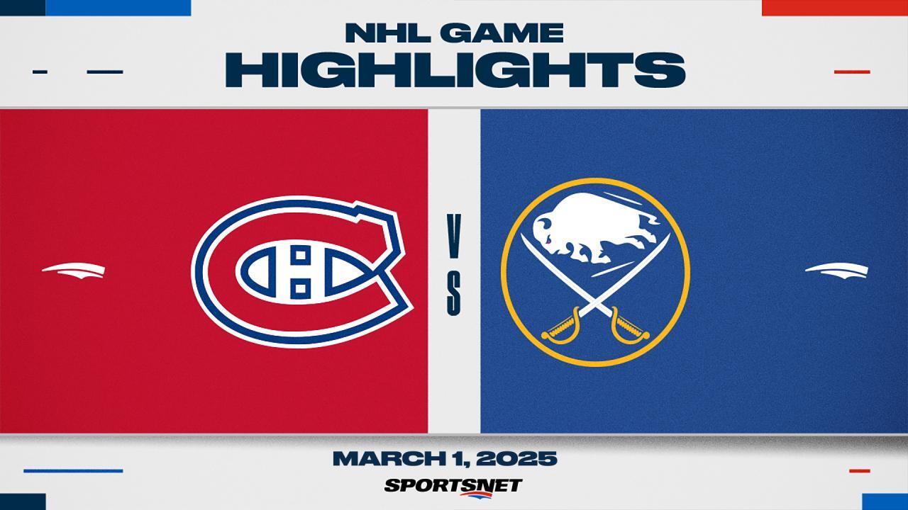 NHL Highlights: Canadiens 4, Sabres 2