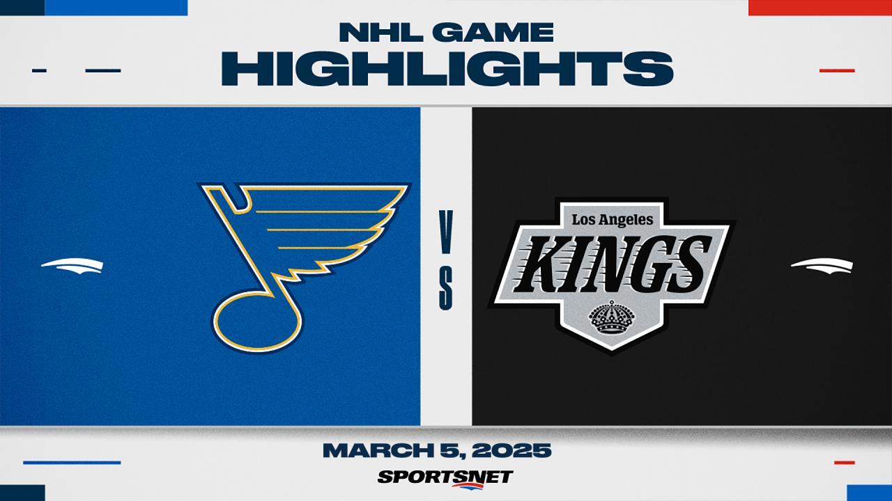 NHL Highlights: Blues 3, Kings 2 (SO)