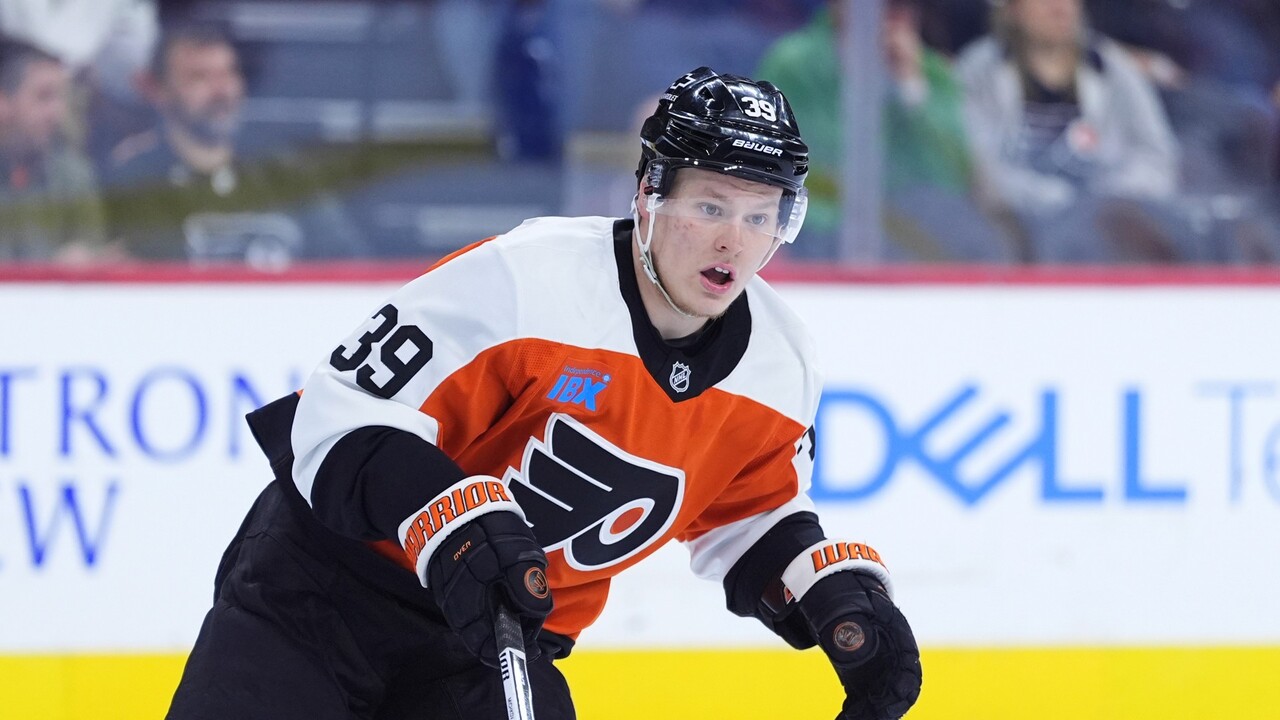 Flyers’ Michkov wires home 20th of rookie season with fast break snipe