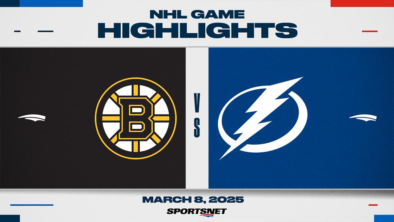 NHL Highlights: Bruins 4, Lightning 0