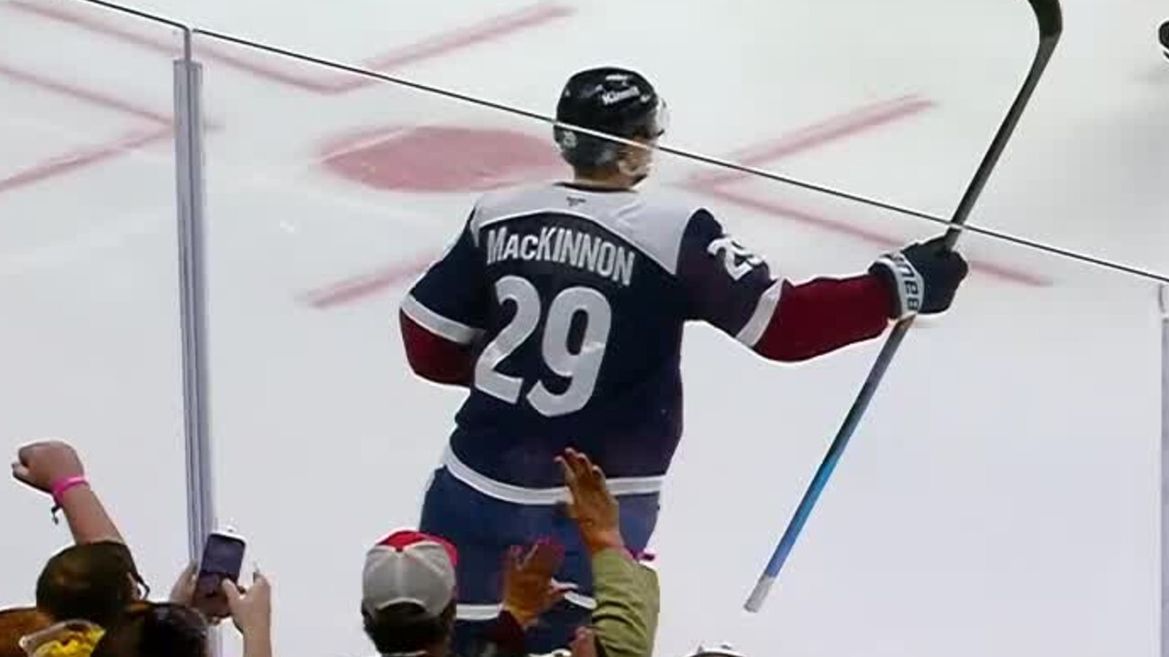 Avalanche’s MacKinnon picks up 1,000th career point with assist on Lehkonen goal