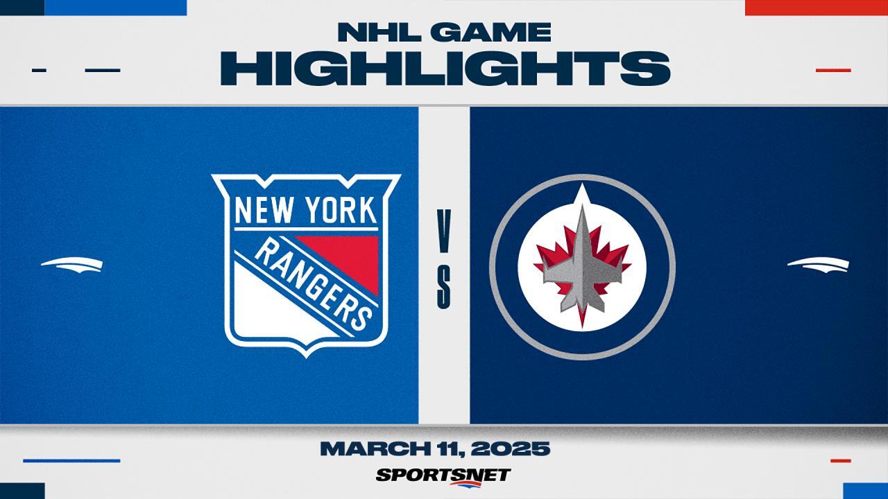 NHL Highlights: Jets 2, Rangers 1