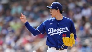 Los Angeles Dodgers starting pitcher Roki Sasaki. (Ross D. Franklin/AP)