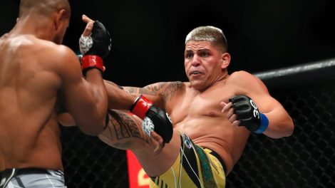 Brazil's-Brunno-Ferreira-throws-a-kick-in-a-UFC-middleweight-bout