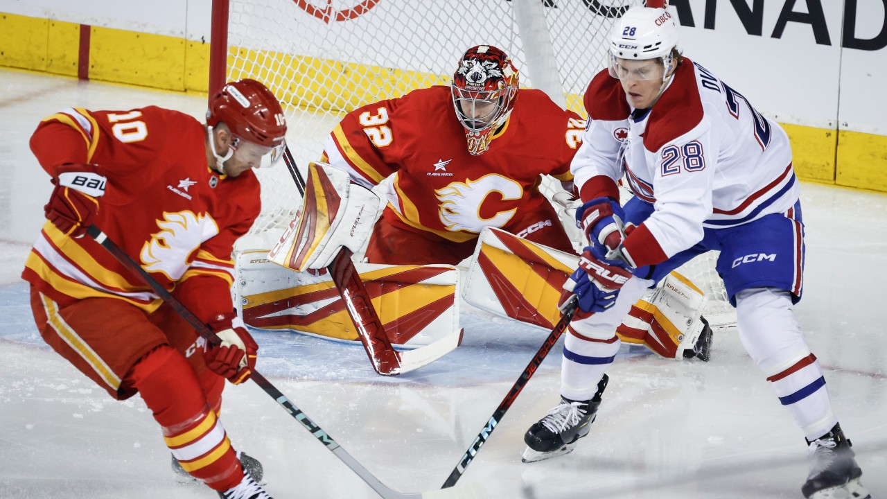 Wolf’s third shutout leads Flames over Canadiens